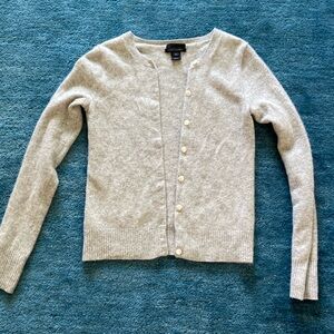 J crew Italian cashmere heathered cardigan